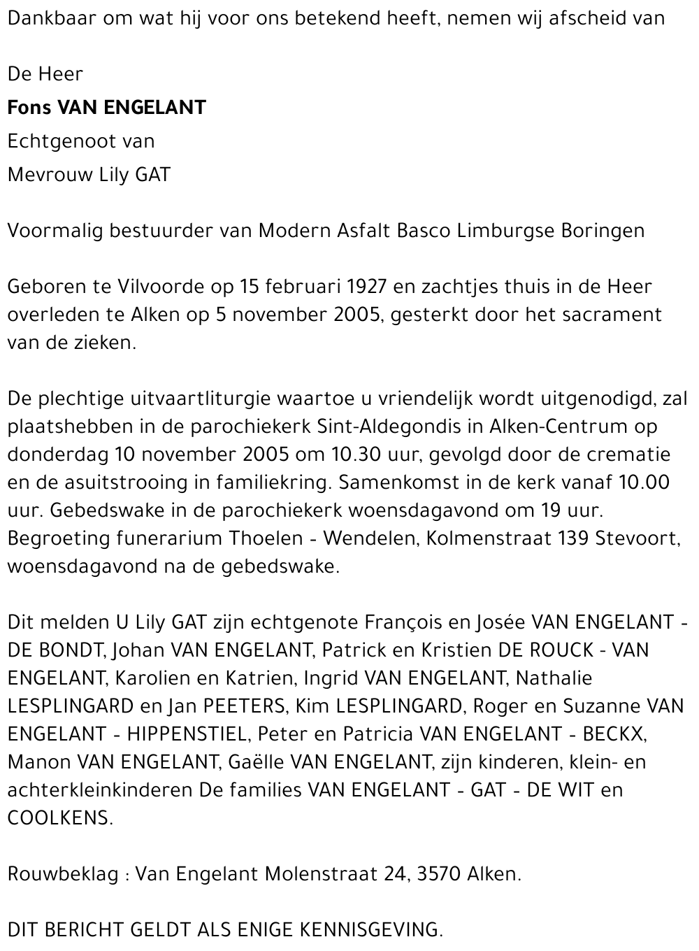 Jan Alfons Van Engelant