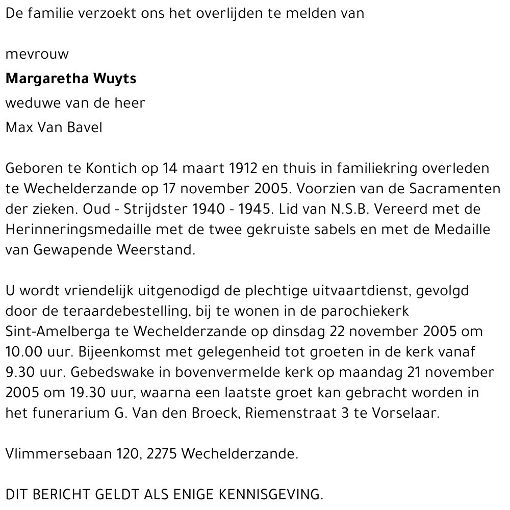 Margaretha Wuyts