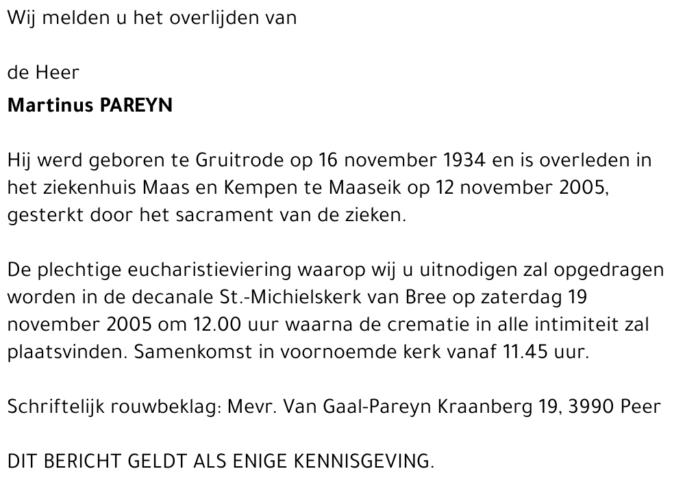 Martinus Pareyn