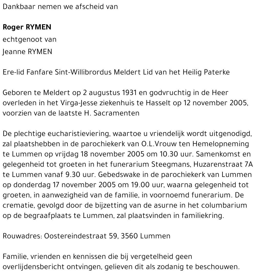 Roger Rymen