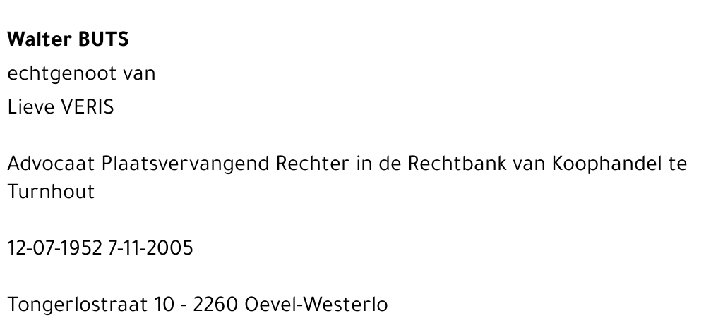 Walter Buts