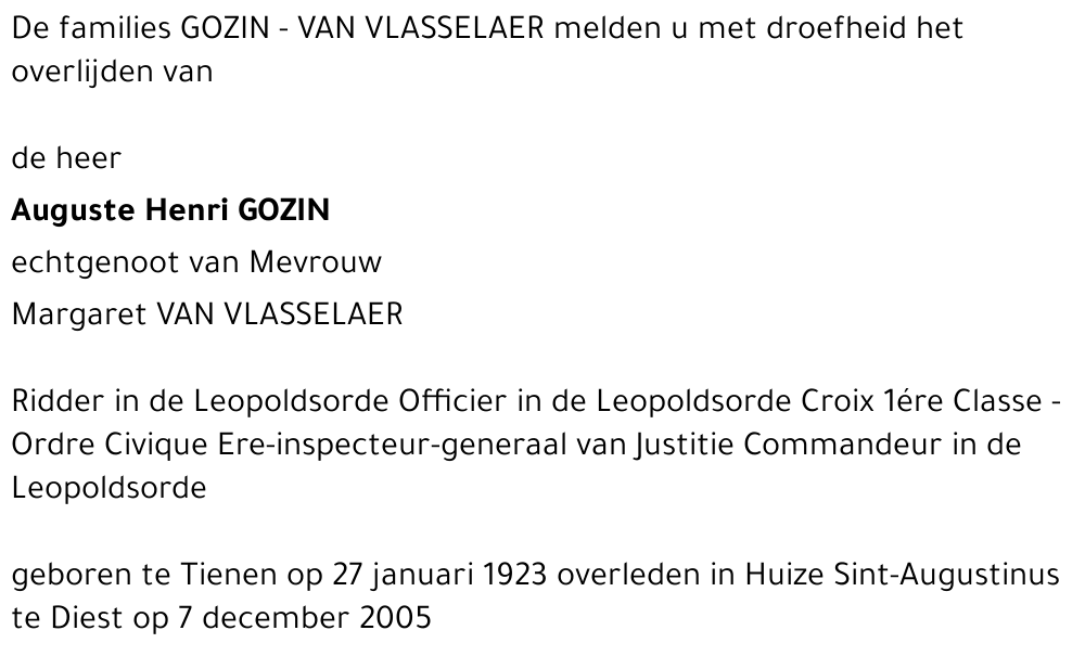 Auguste  Henri GOZIN