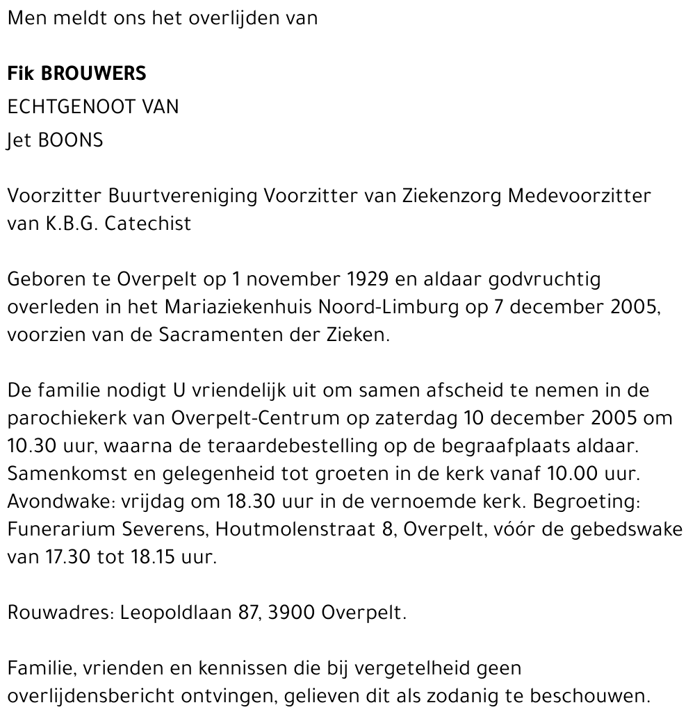 Fik Brouwers