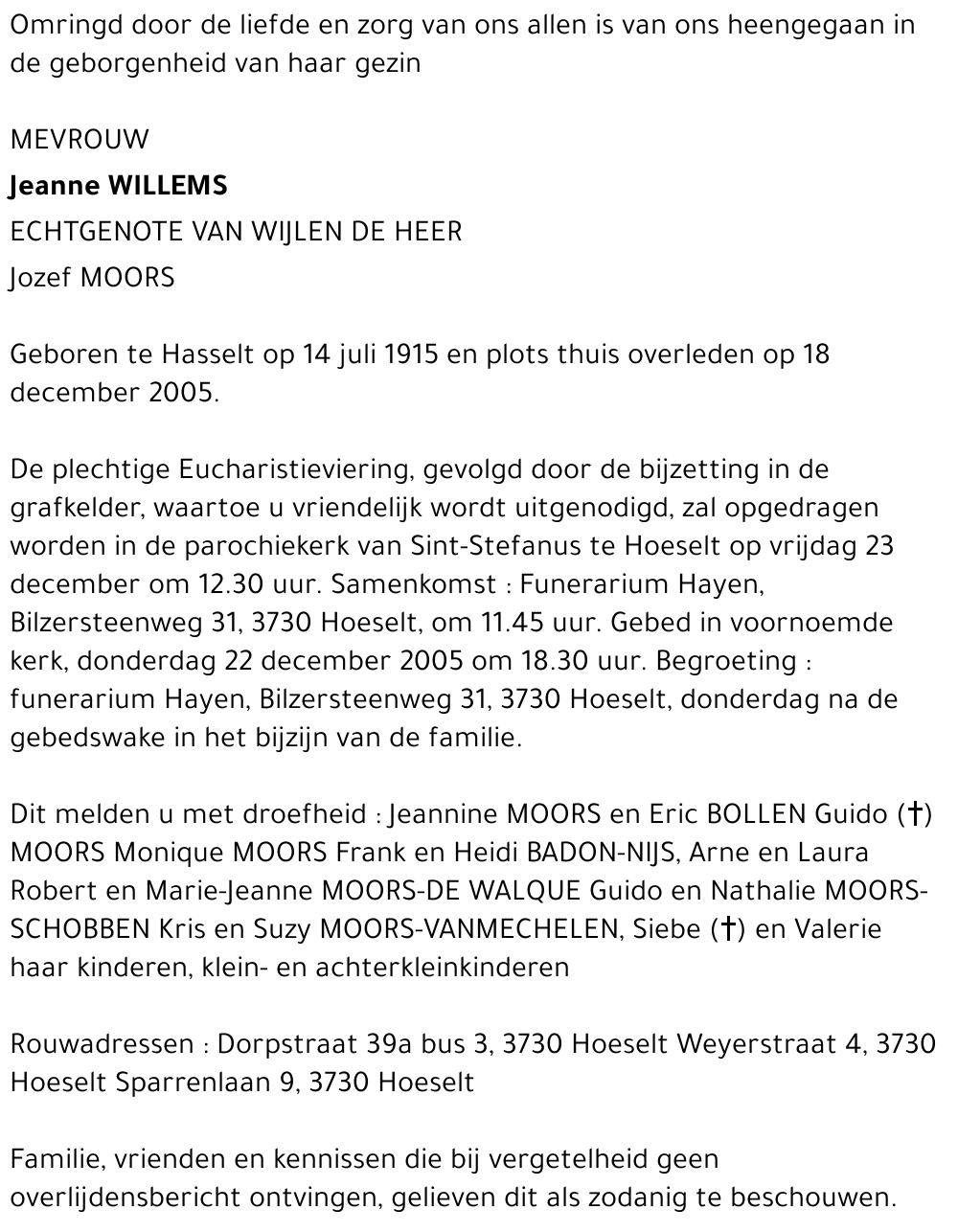 Jeanne Willems