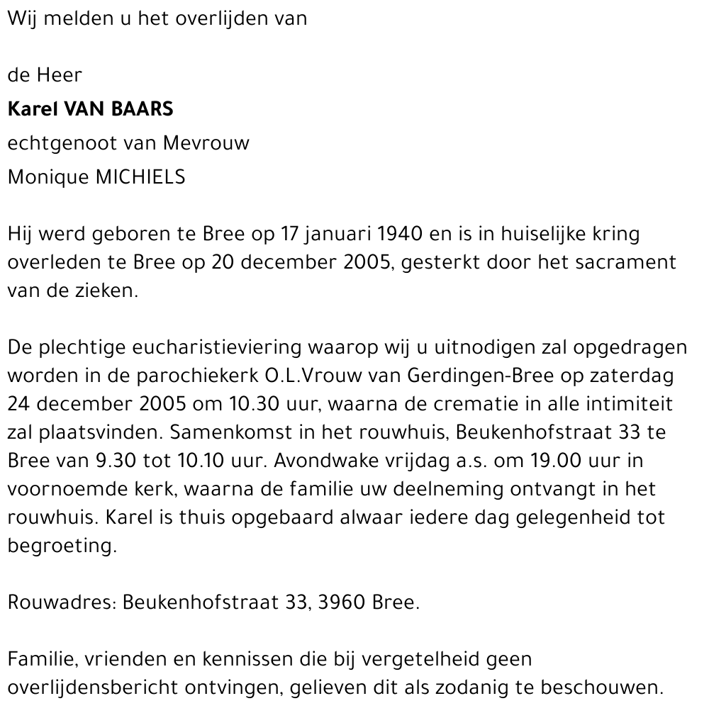 Karel van Baars