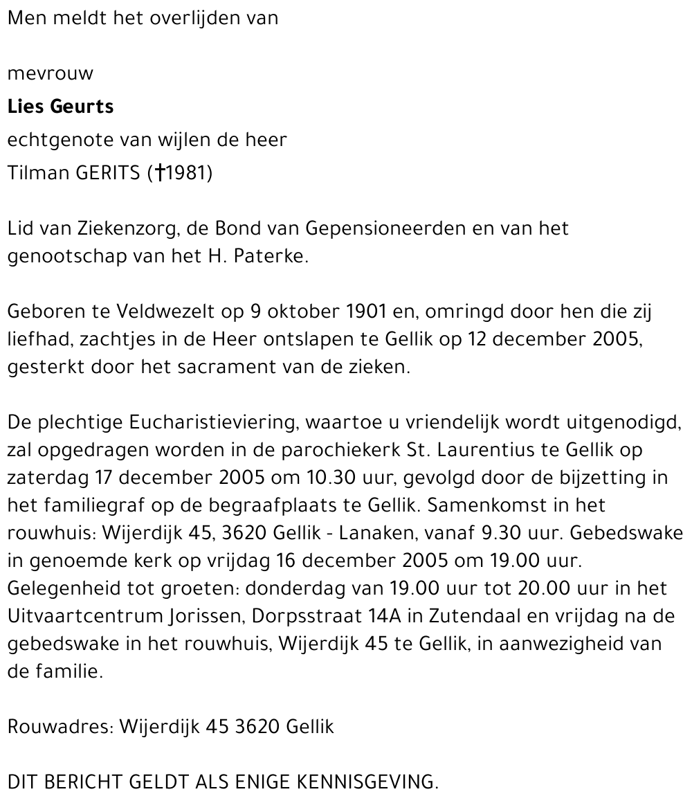 Lies Geurts