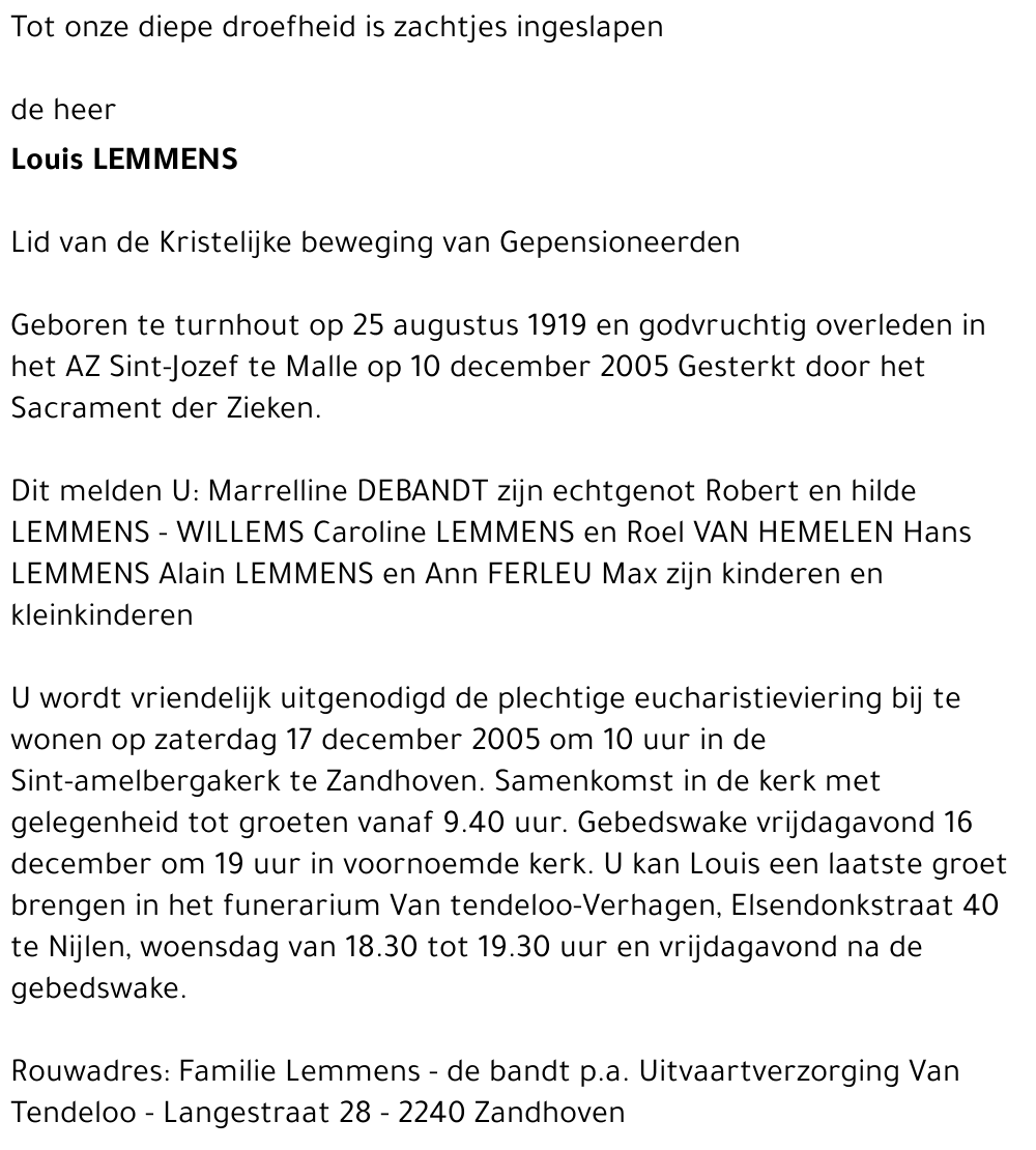 Louis Lemmens