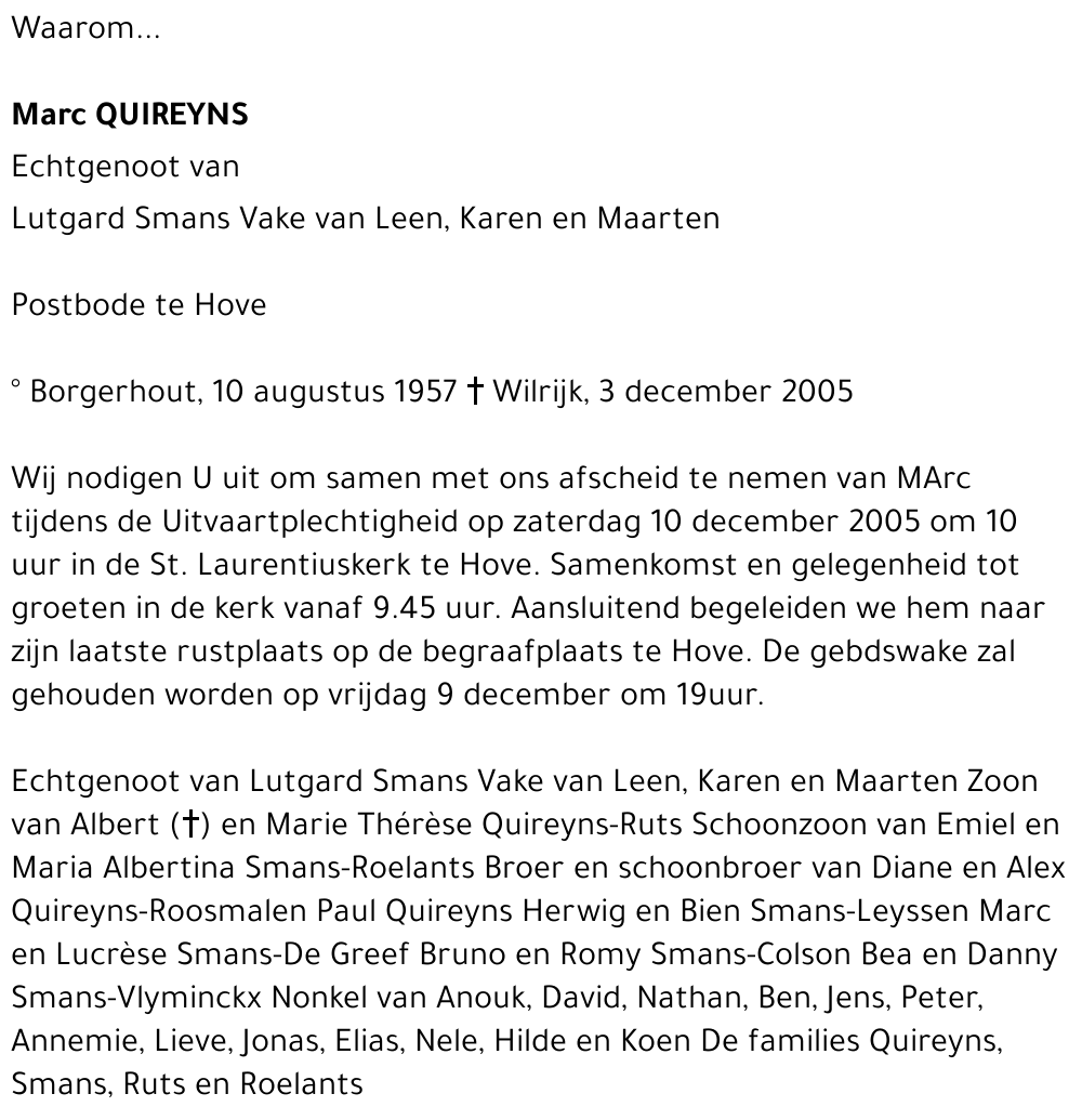 Marc QUIREYNS