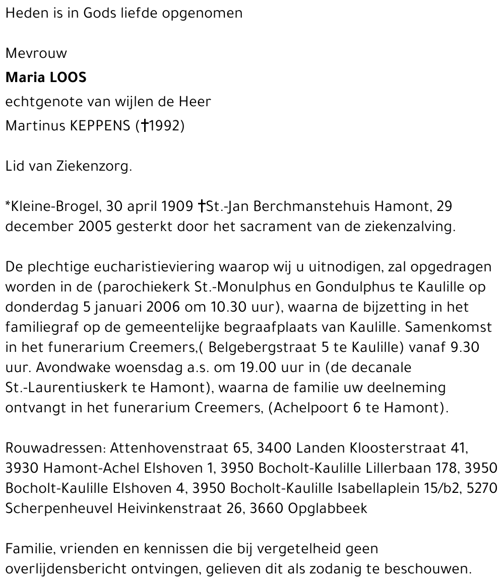 Maria LOOS