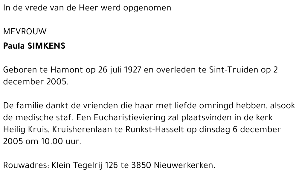 Paula Simkens