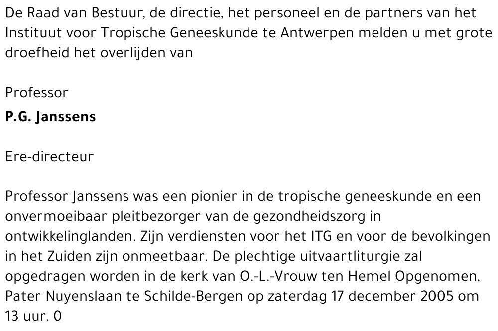 Petrus Gustavus Janssens