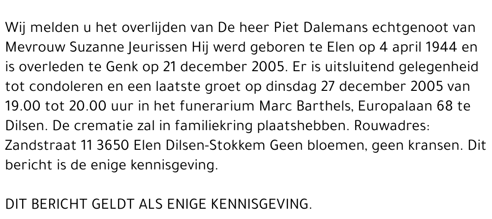 Piet Dalemans