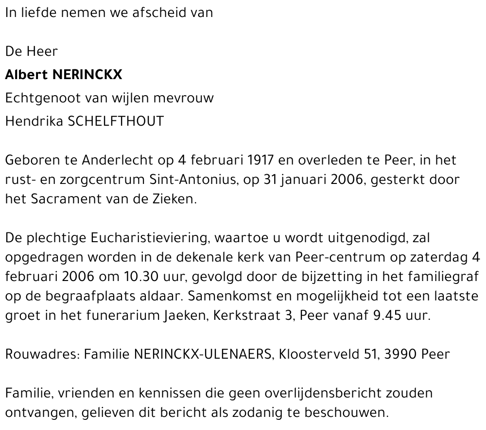 Albert Nerinckx