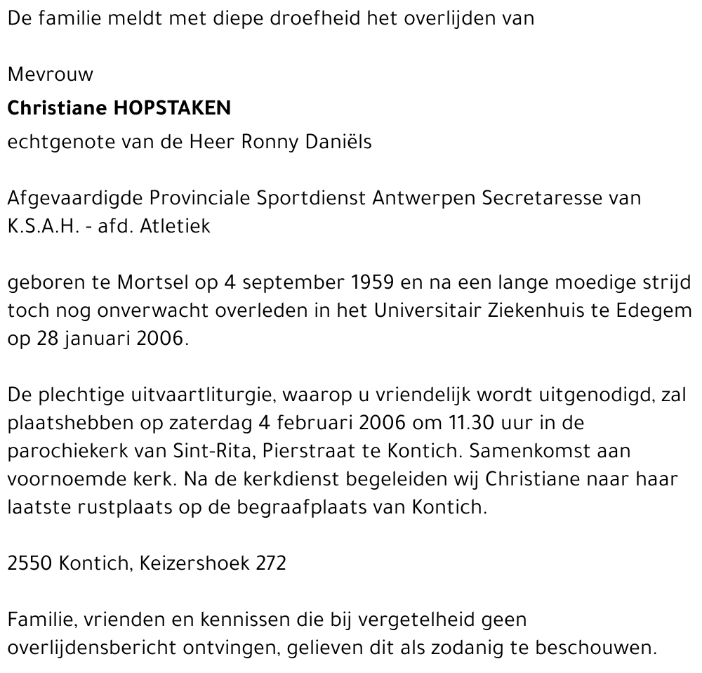 Christiane Hopstaken