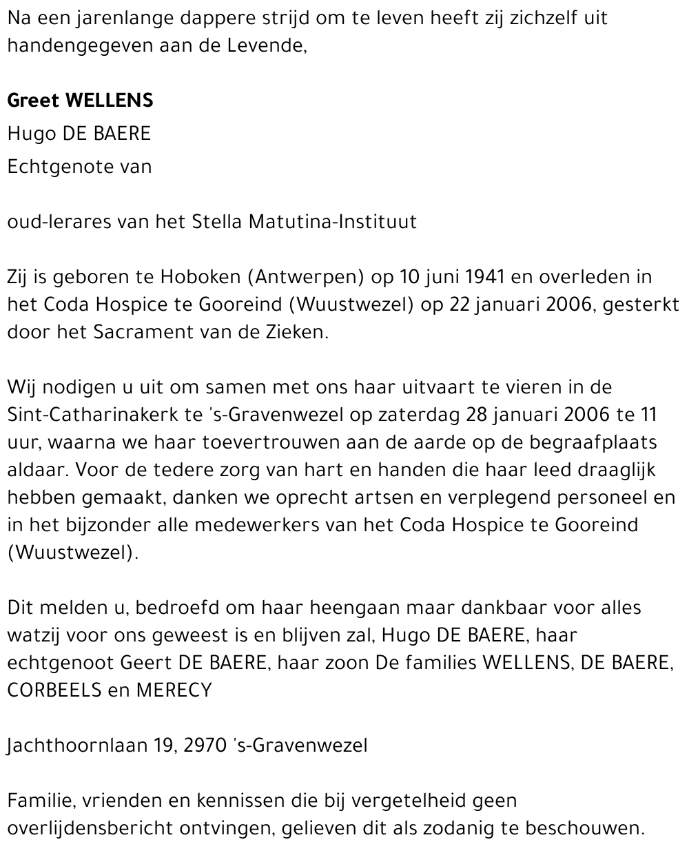 Greet WELLENS