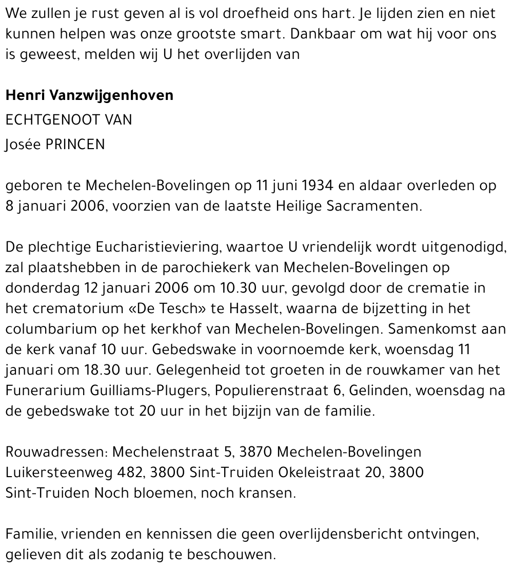 Henri Vanzwijgenhoven