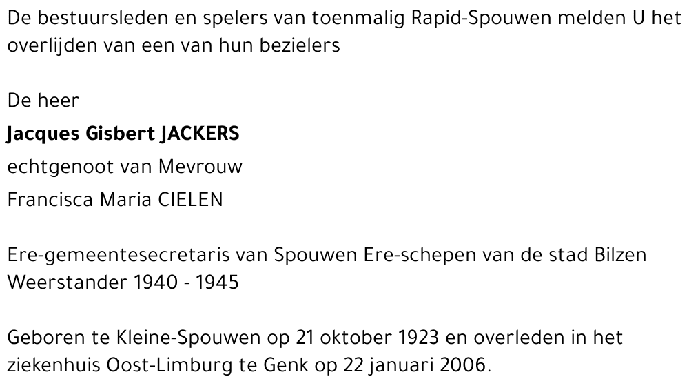 Jacques Gisbert Jackers