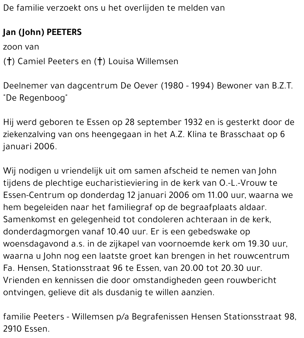 Jan Peeters