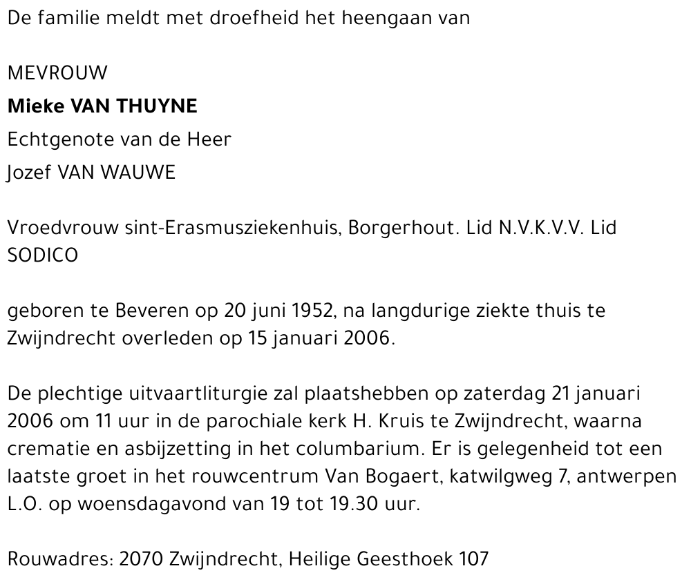 Mieke Van Thuyne