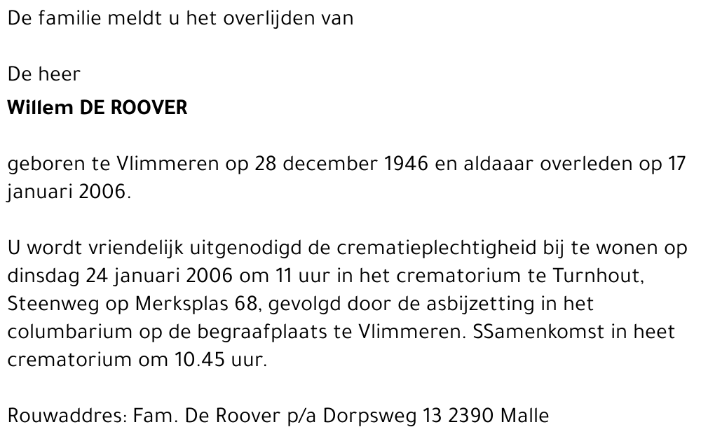 Willem De Roover