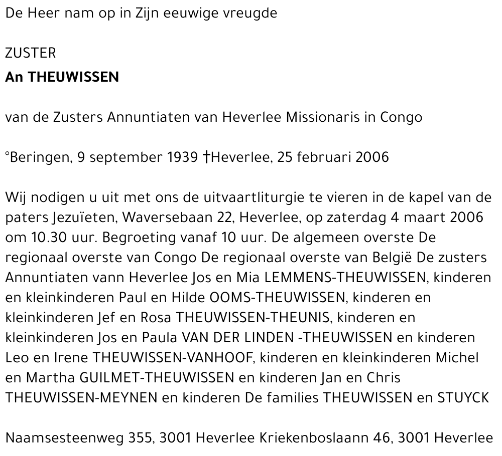 An Theuwissen