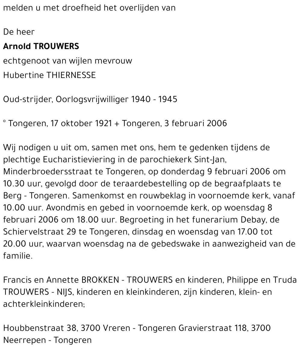 Arnold Trouwers