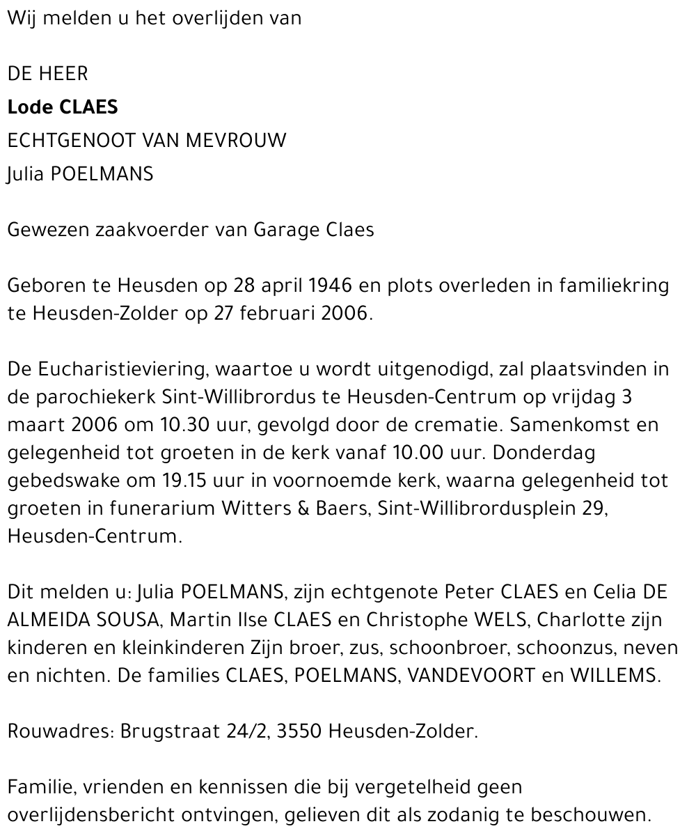 Lode Claes