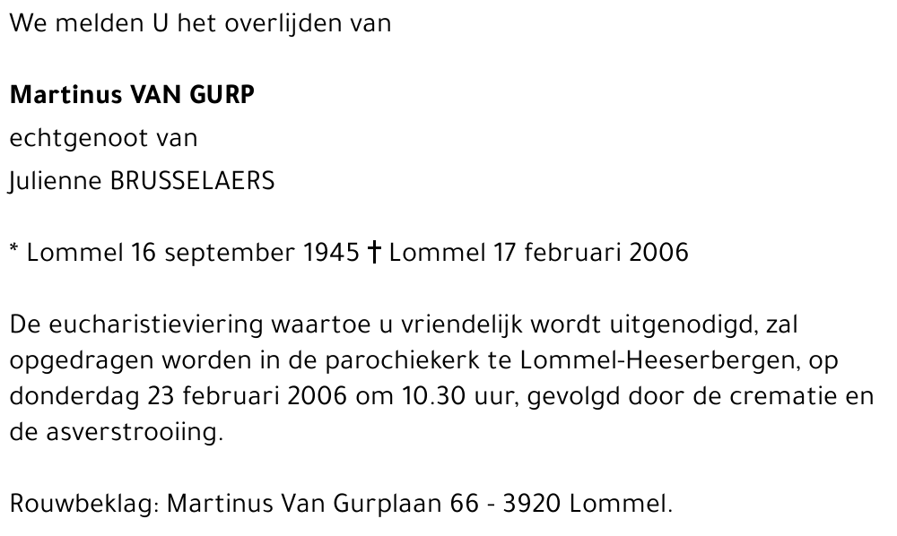 Martinus Van Gurp