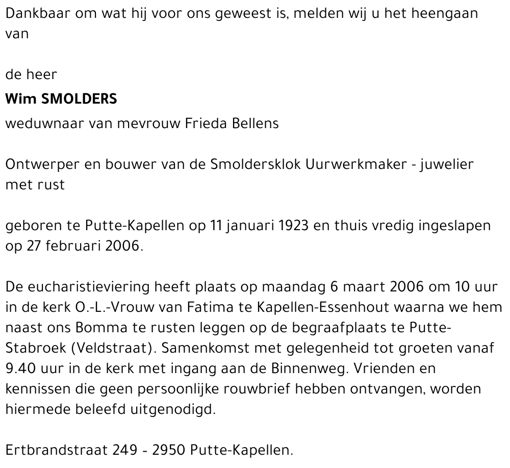 Wim Smolders
