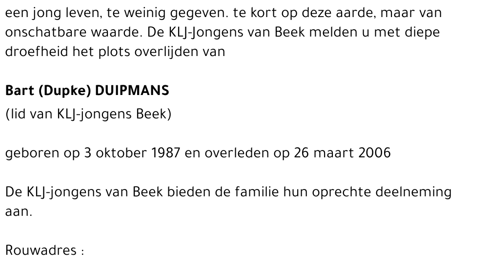 Bart Duipmans
