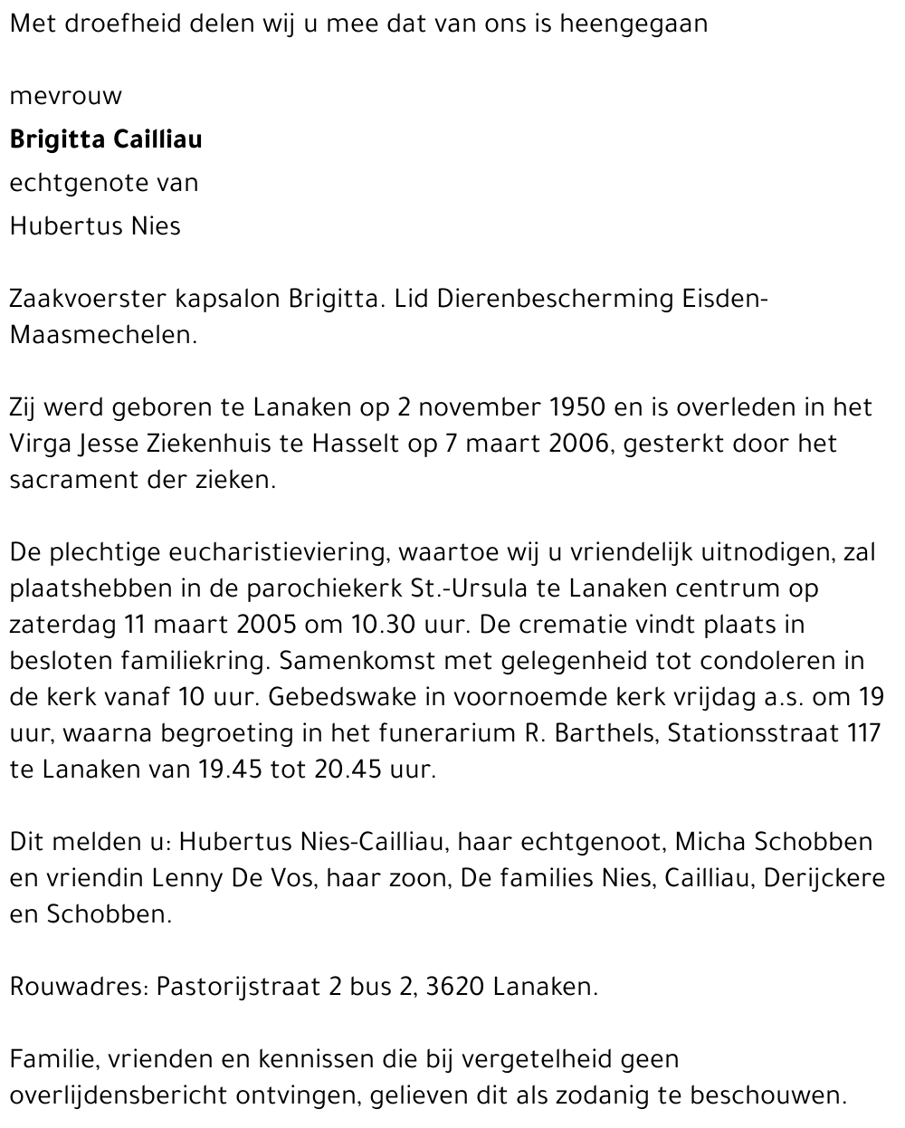 Brigitta Cailliau