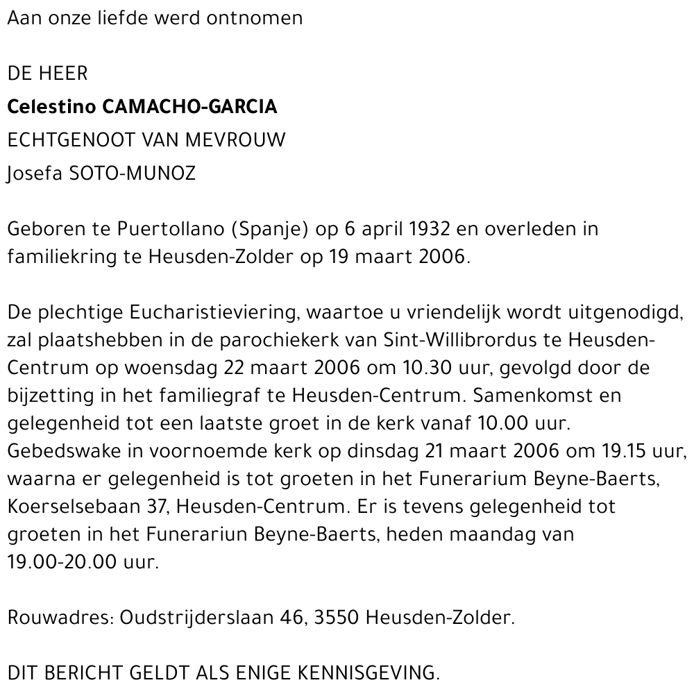 Celestino Camacho-Garcia