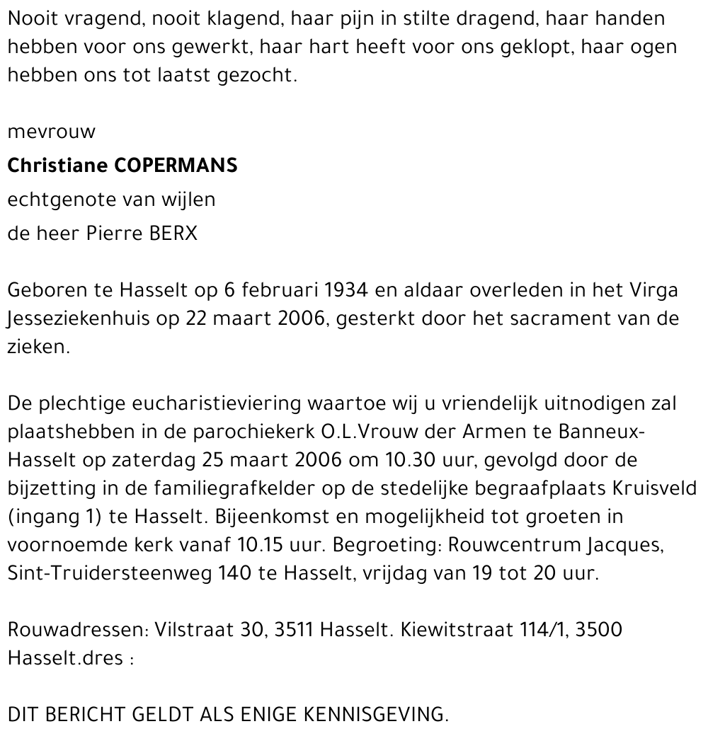 Christiane Copermans