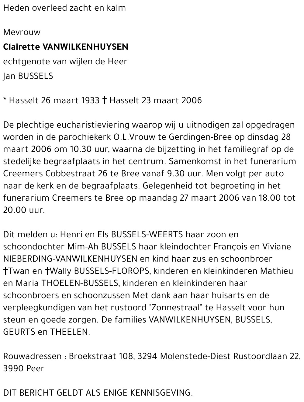 Clairette Vanwilkenhuysen