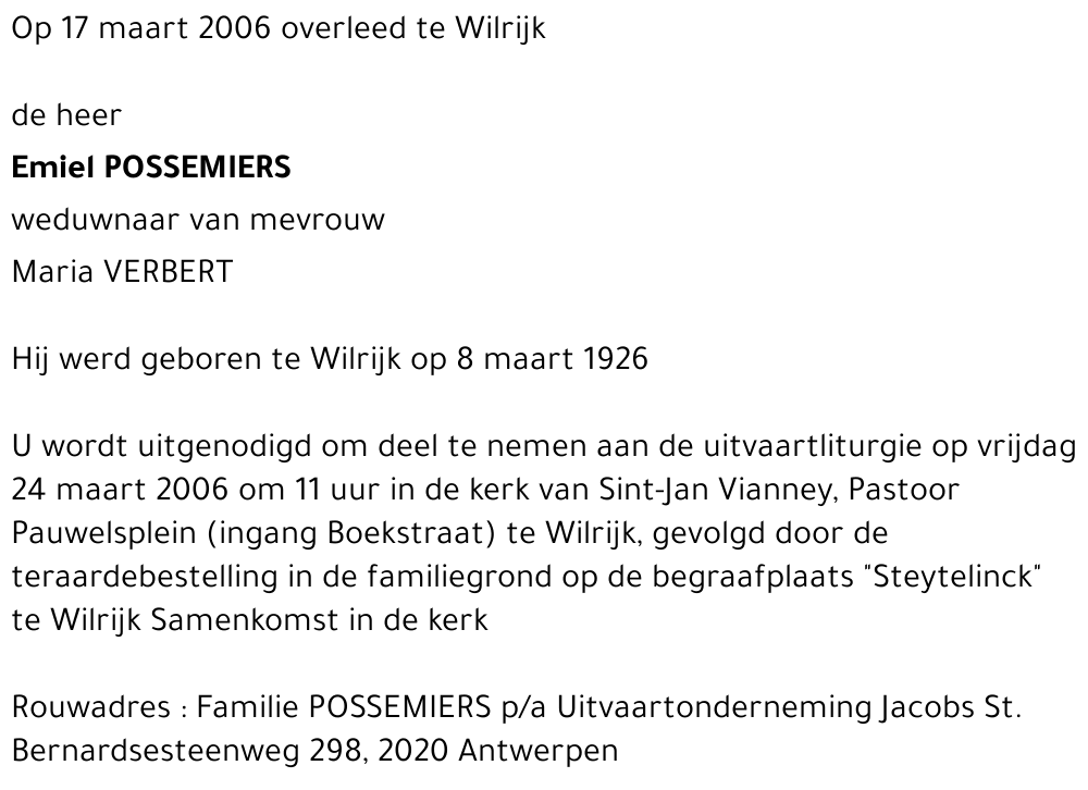 Emiel Possemiers