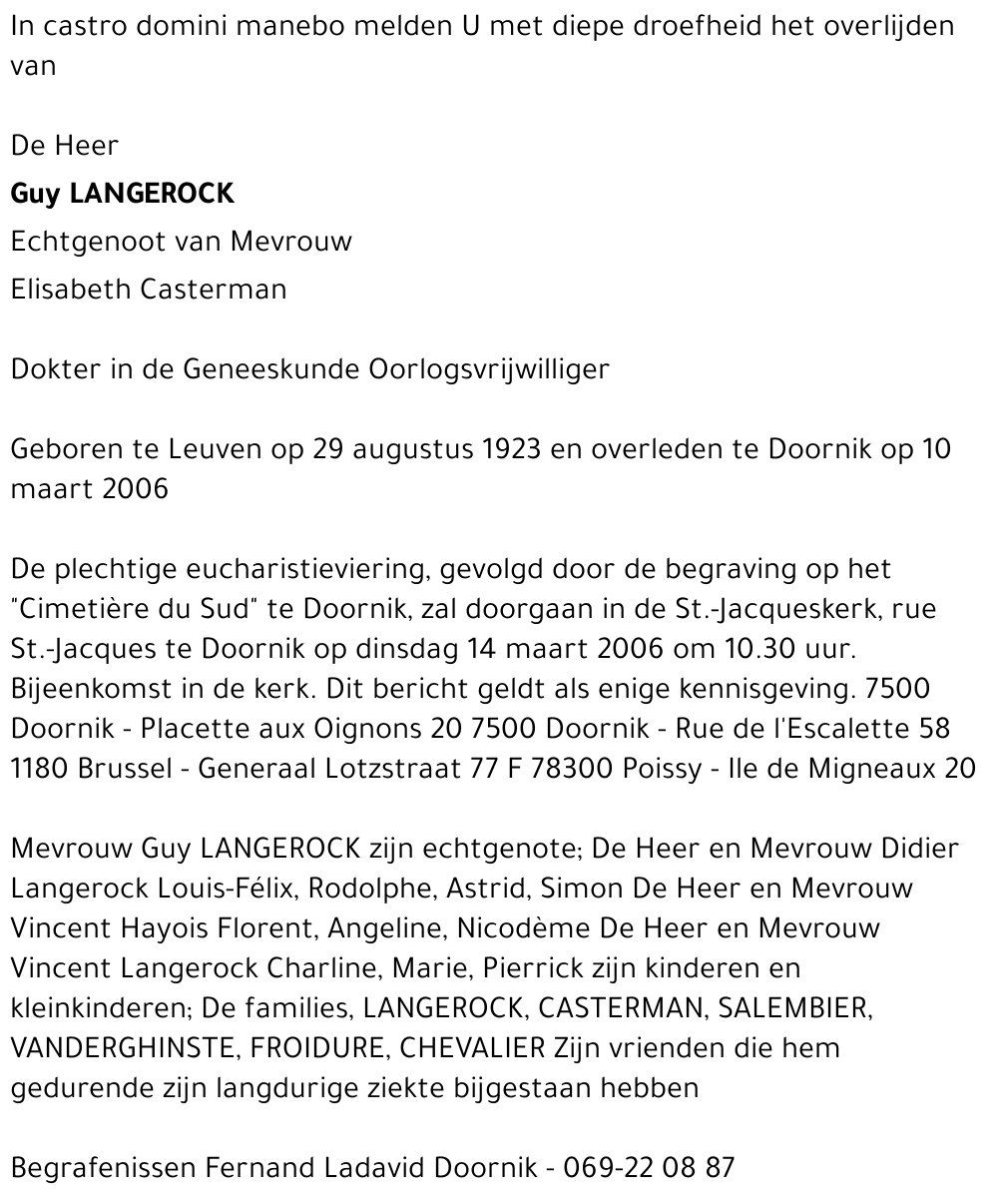 Guy Langerock