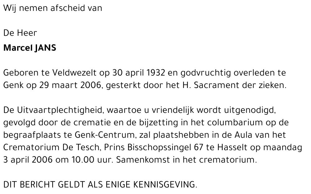 Marcel JANS