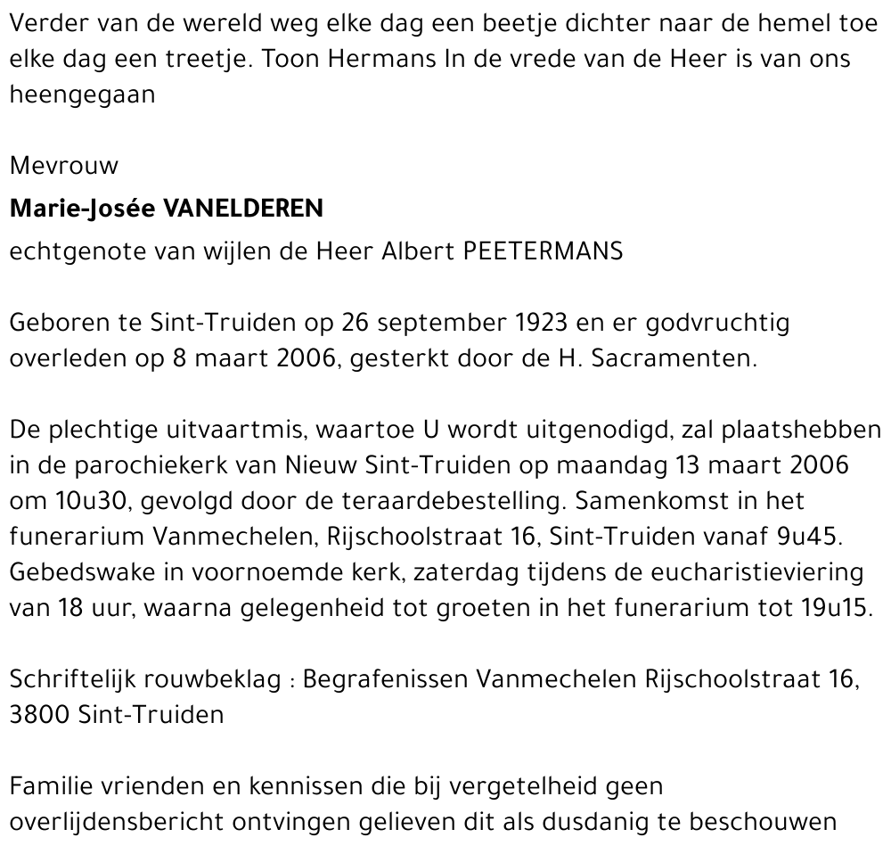 Marie-José Vanelderen