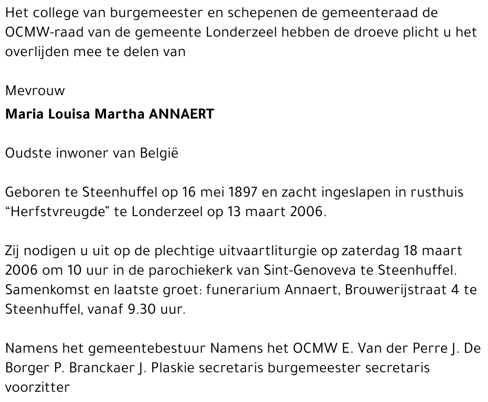 Martha Annaert