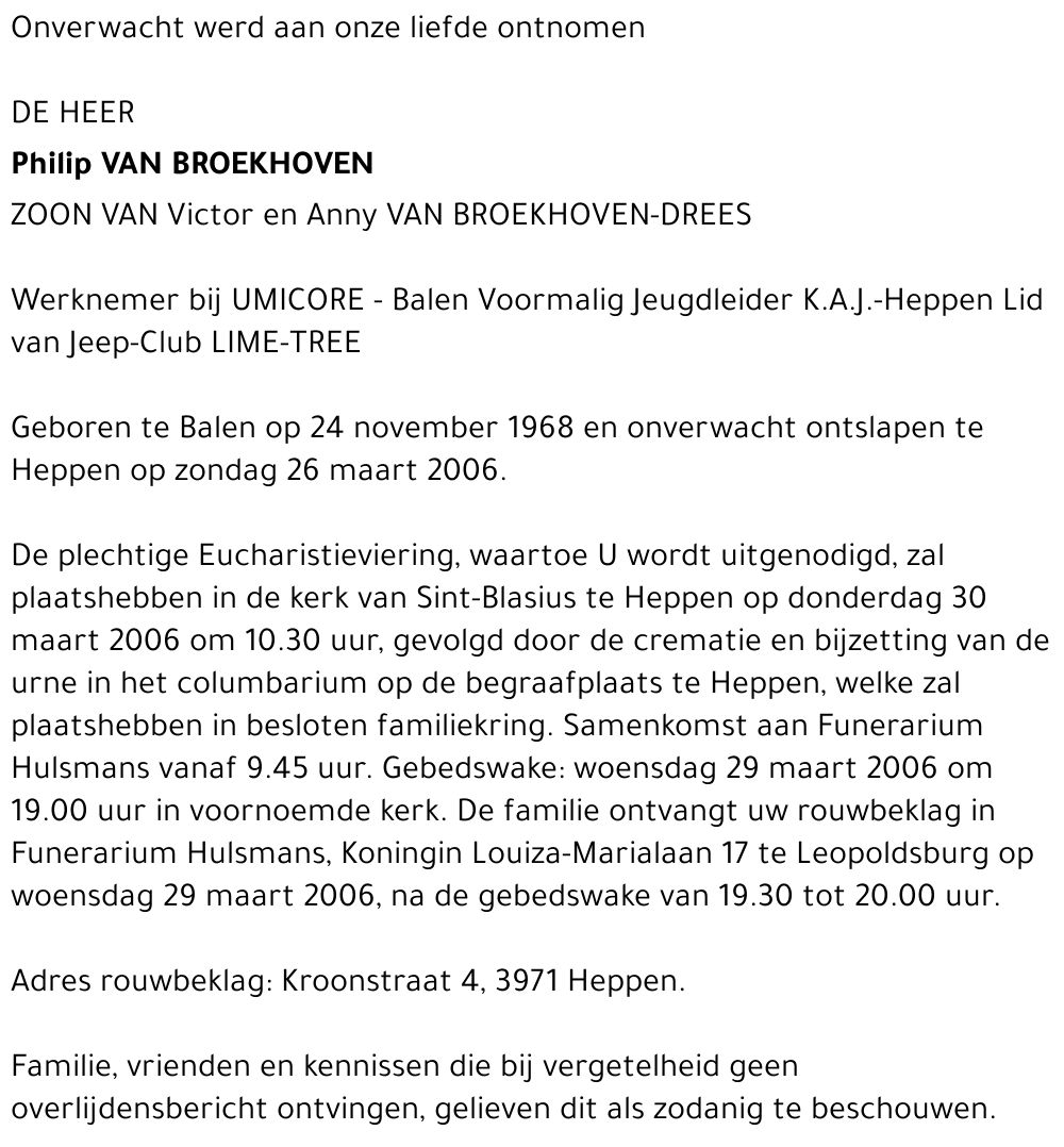 Philip Van Broekhoven