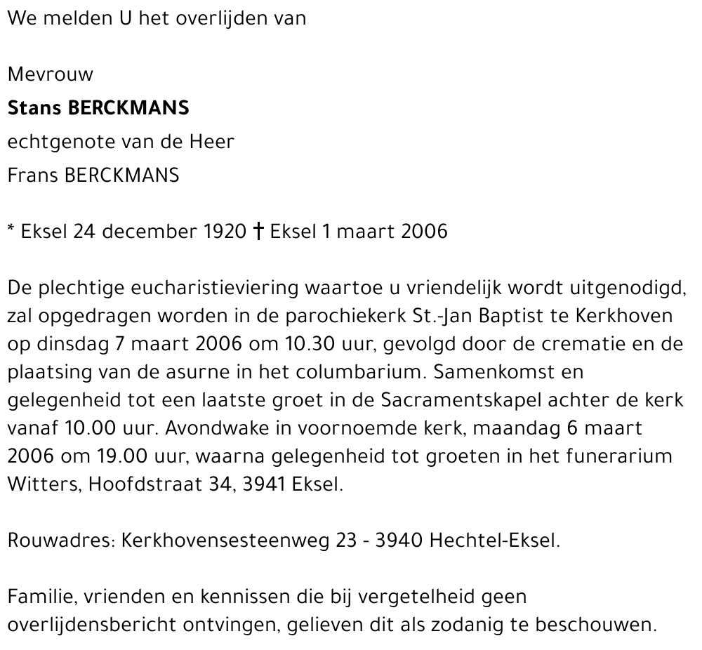 Stans Berckmans