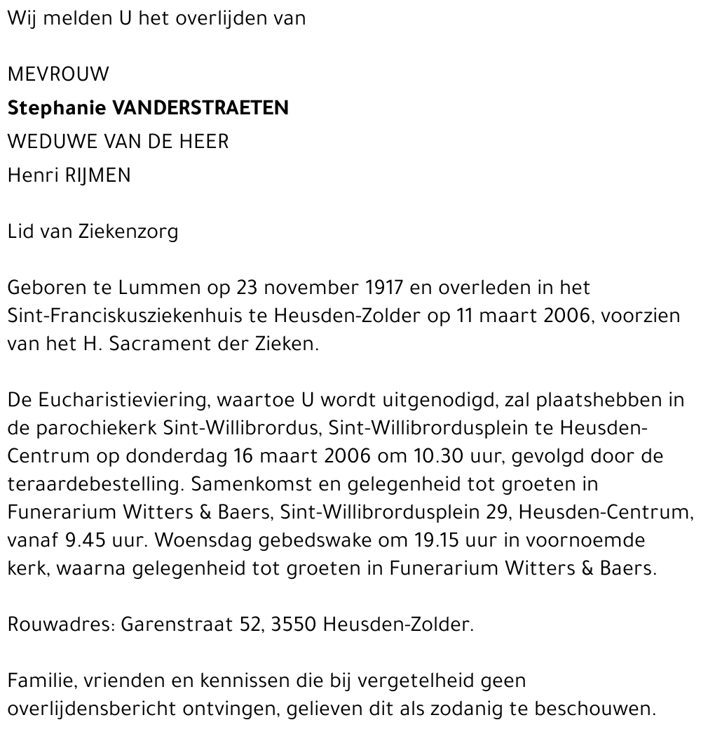 Stephanie Vanderstraeten