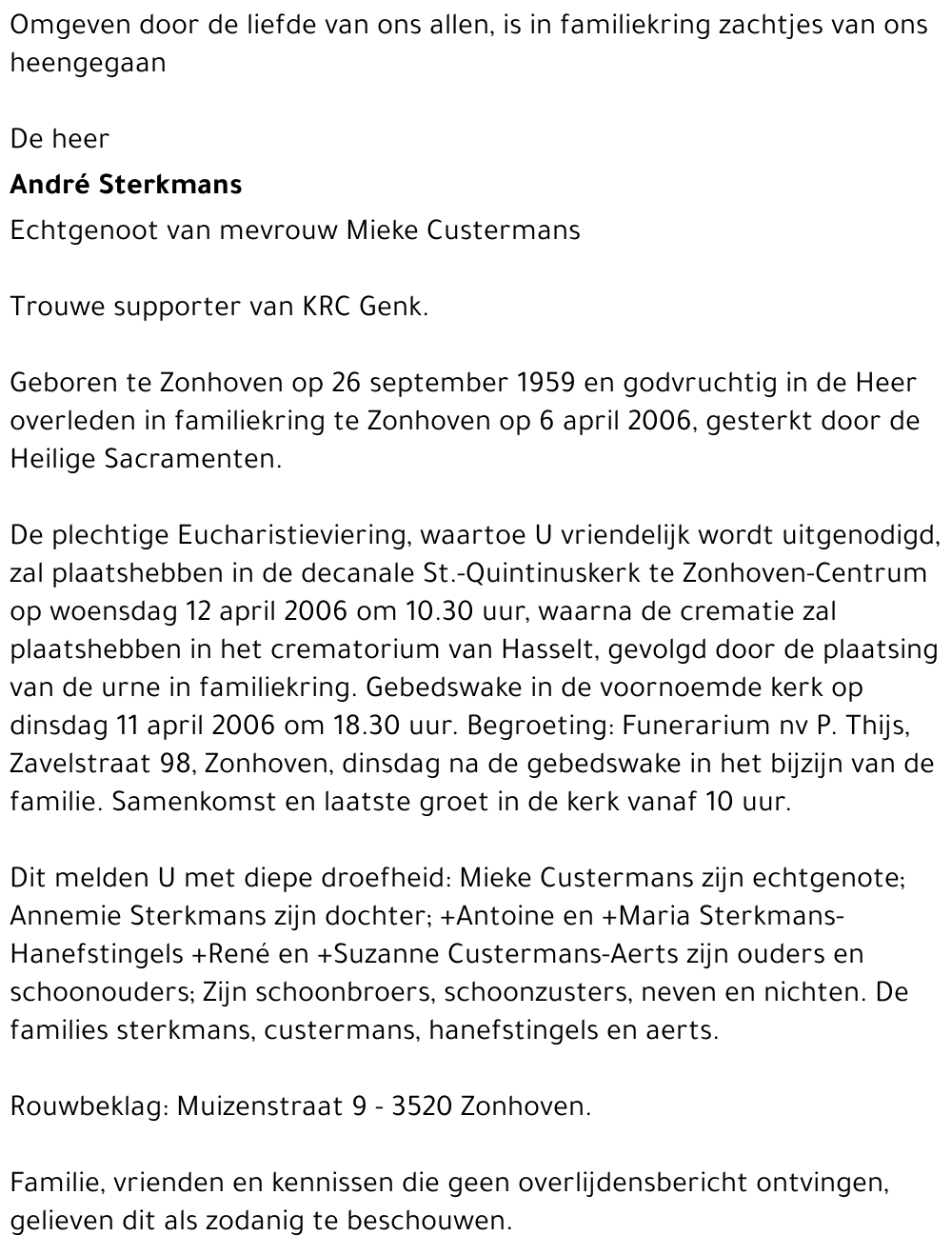 André Sterkmans