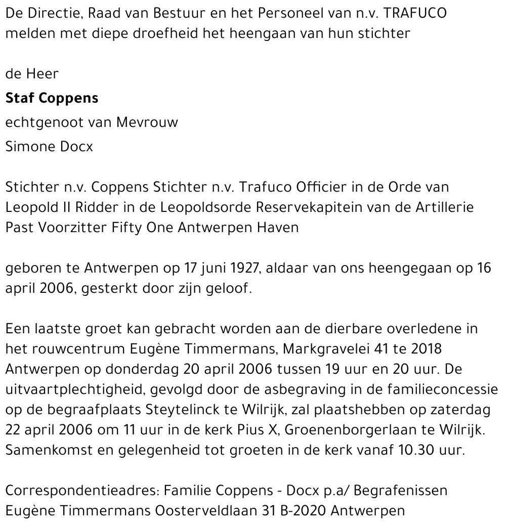 August Coppens