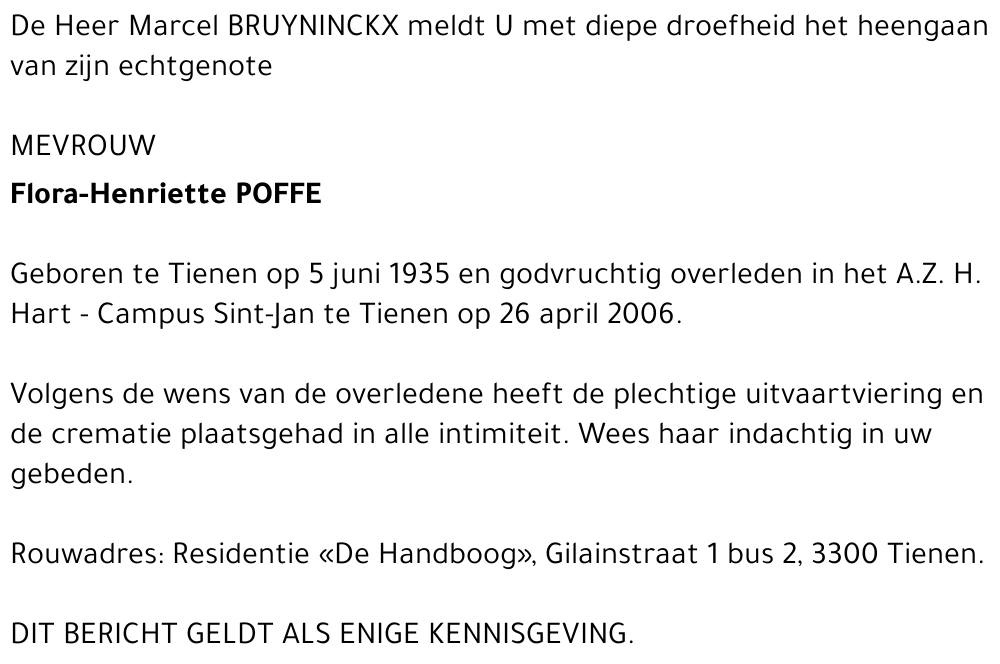 Flora-Henriette Poffe