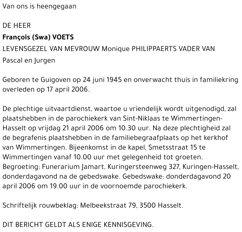 François VOETS