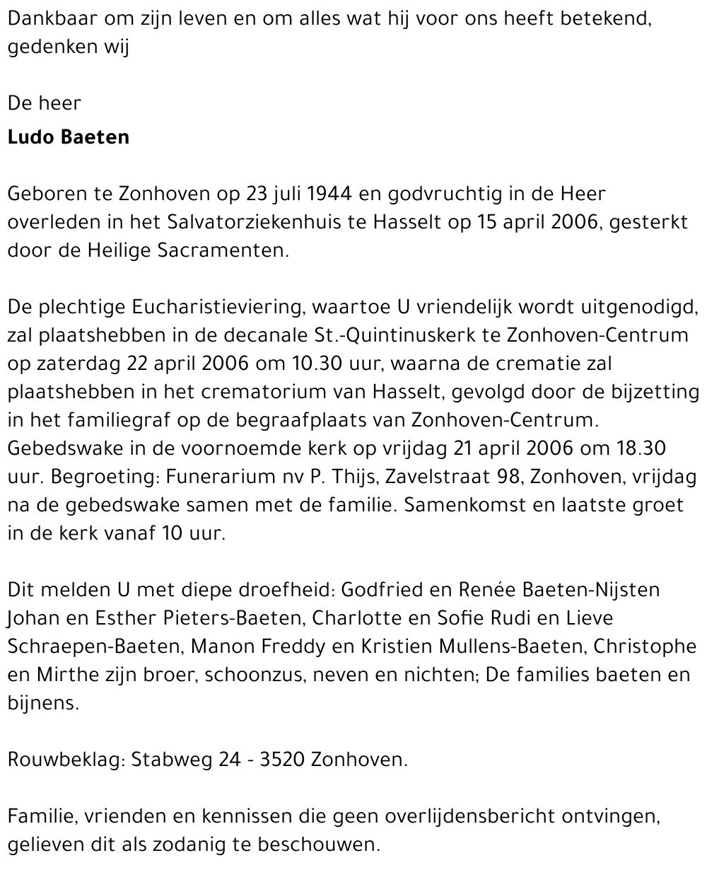 Ludo Baeten