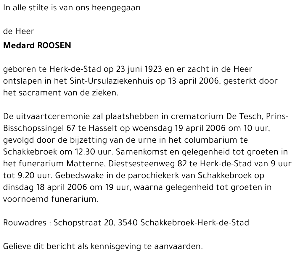 Medard Roosen
