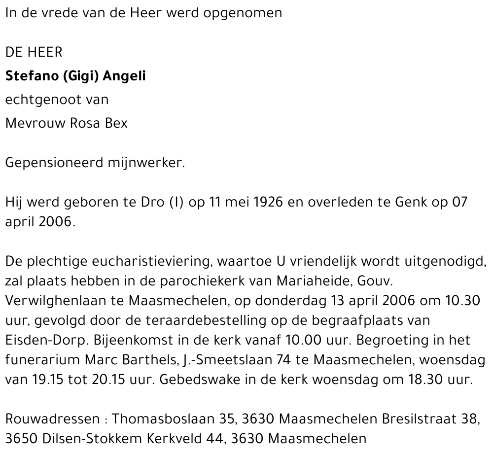 Stefano (Gigi) Angeli