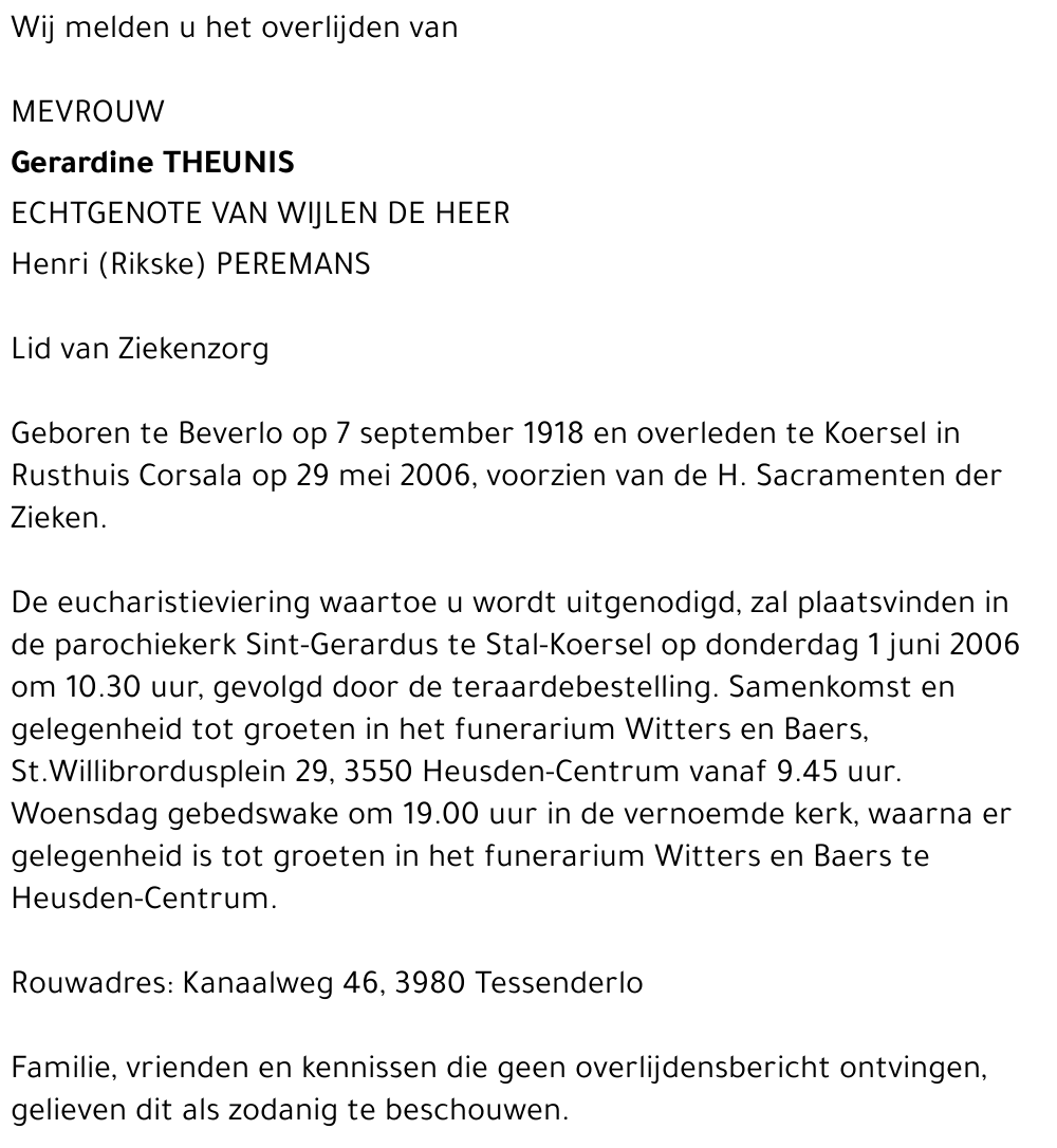 Gerardine Theunis